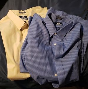 2 Stafford Dress shirts